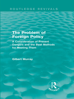 cover image of The Problem of Foreign Policy (Routledge Revivals)
